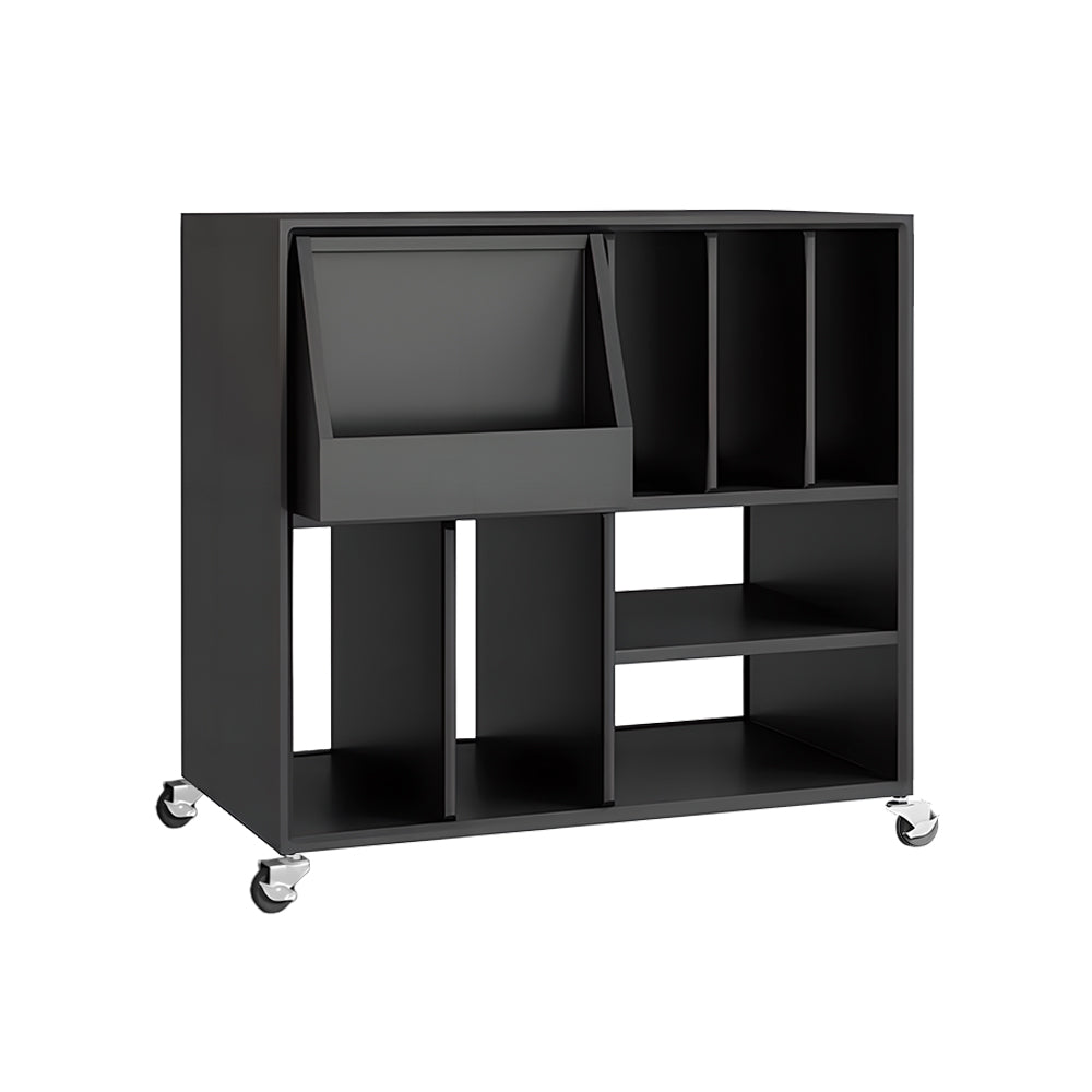 Eeeza Retro Mobile Multi-Storage Record Player Stand