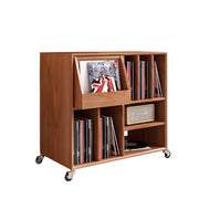 Eeeza Retro Mobile Multi-Storage Record Player Stand