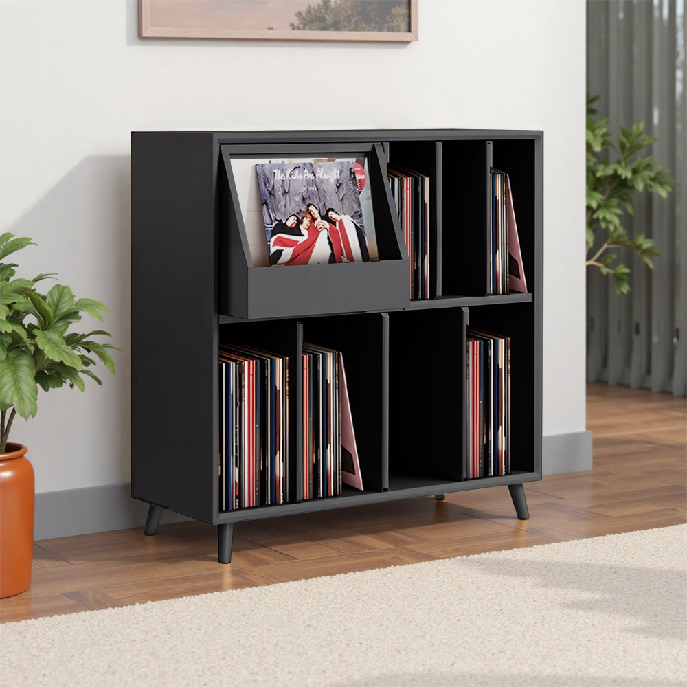 Eeeza Retro Multi-Storage Record Player Stand