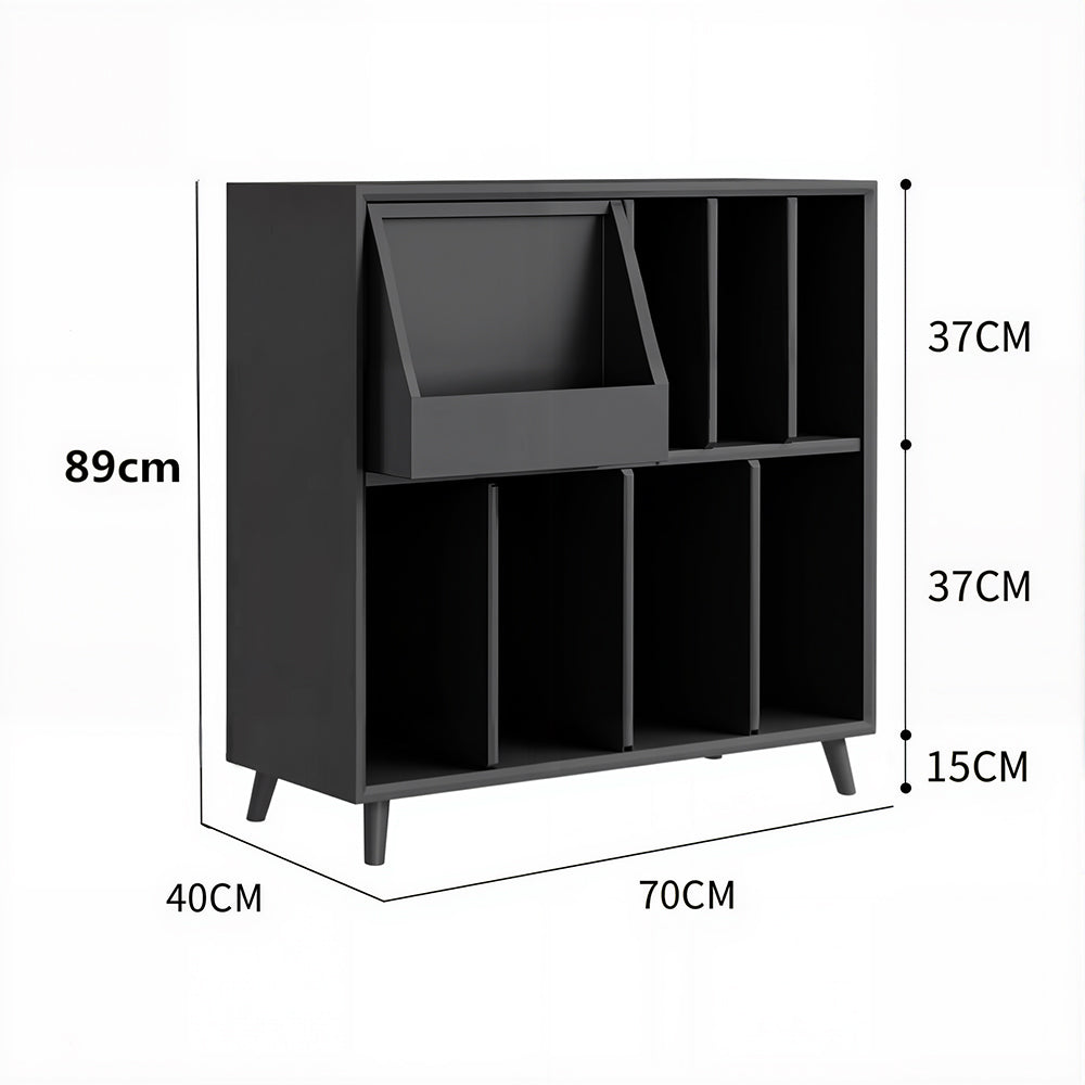 Eeeza Retro Multi-Storage Record Player Stand