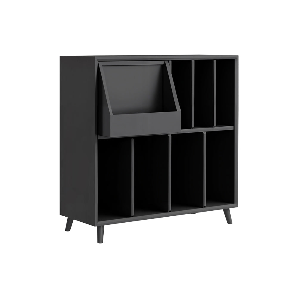 Eeeza Retro Multi-Storage Record Player Stand