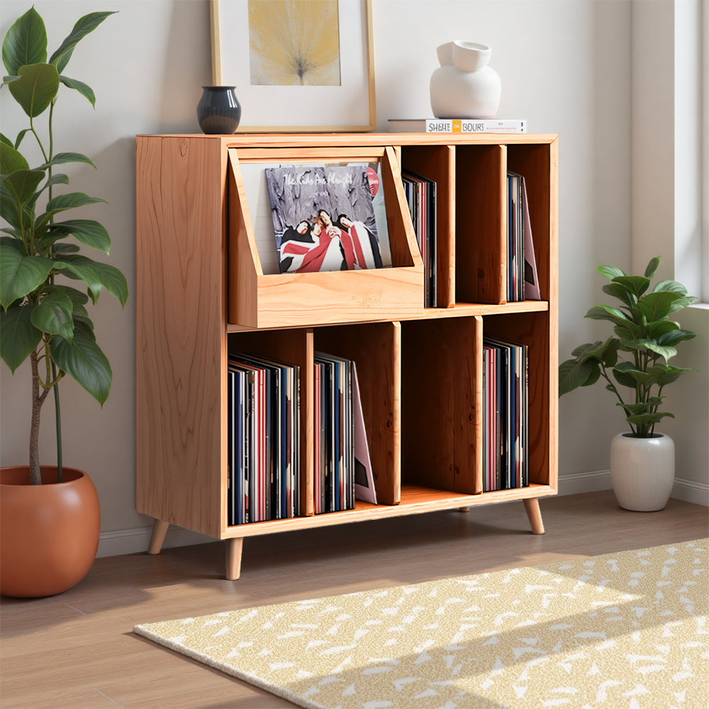 Eeeza Retro Multi-Storage Record Player Stand