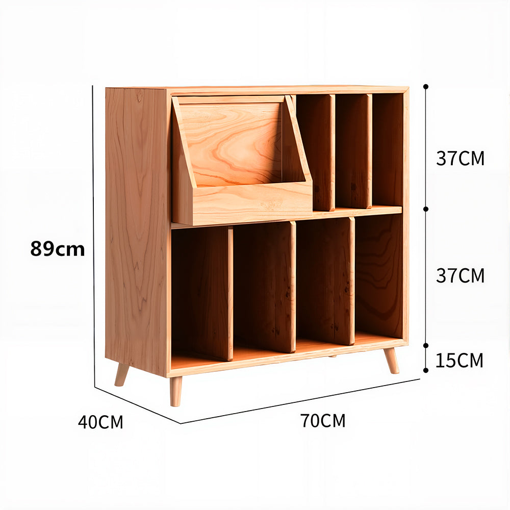 Eeeza Retro Multi-Storage Record Player Stand