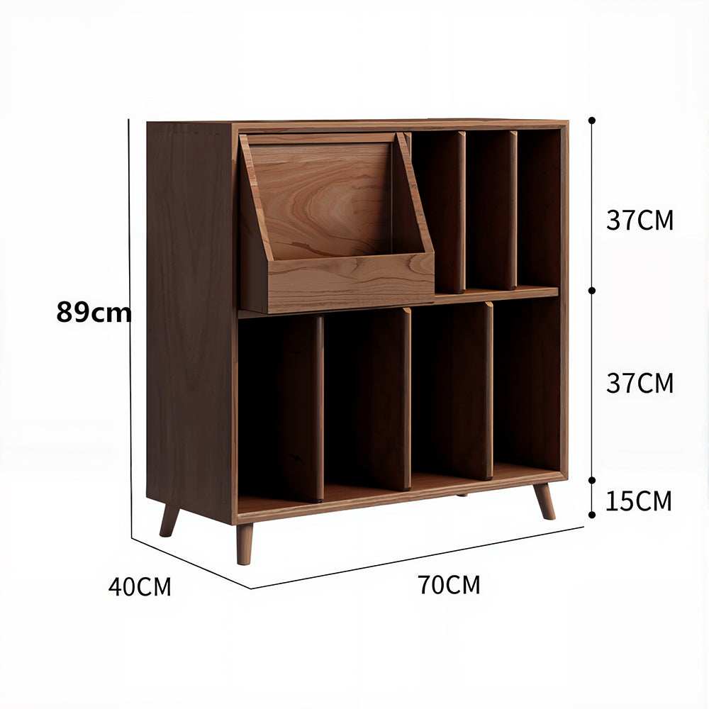 Eeeza Retro Multi-Storage Record Player Stand