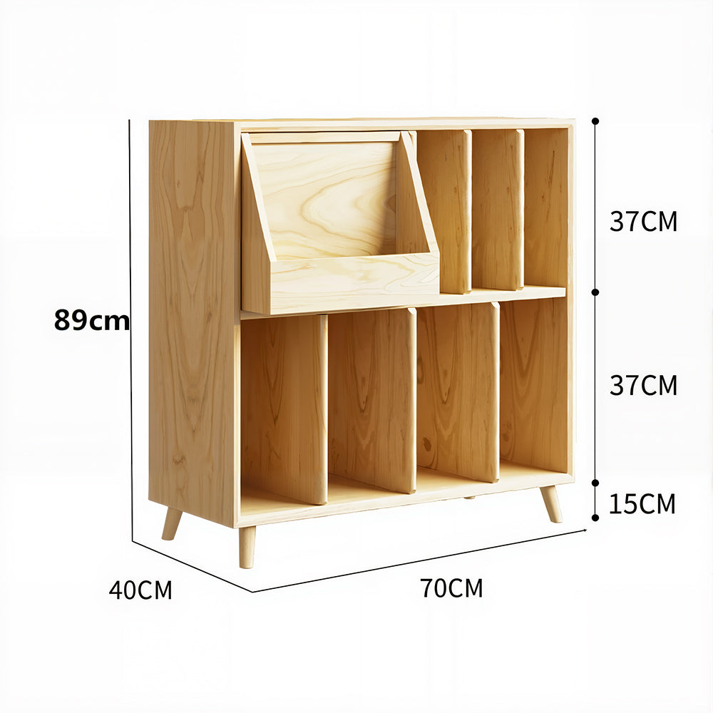 Eeeza Retro Multi-Storage Record Player Stand