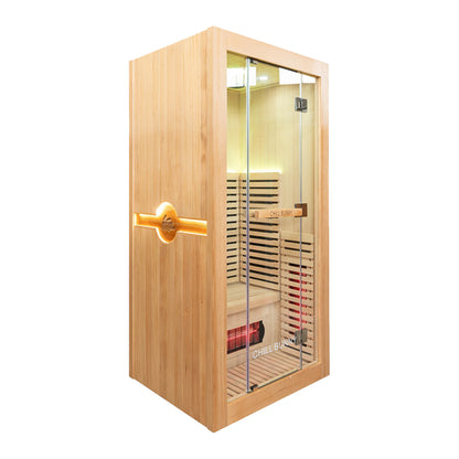 Eeeza 2-person Sauna Indoor Full Spectrum Infrared Sauna