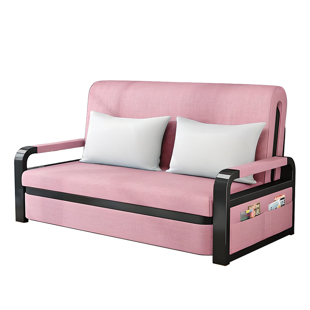 Eeeza Convertible Sofa Bed with Storage and Sturdy Steel Frame
