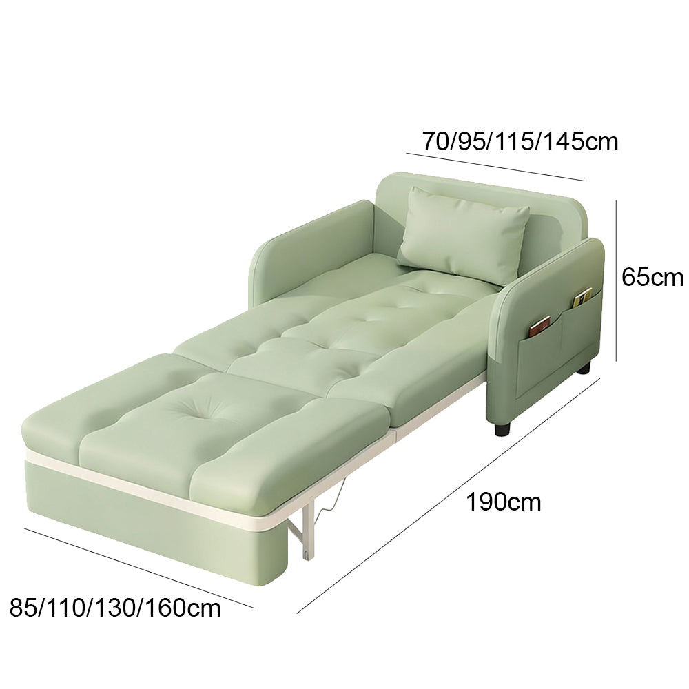 Eeeza Modern Minimalist Sofa Bed With Storage Space