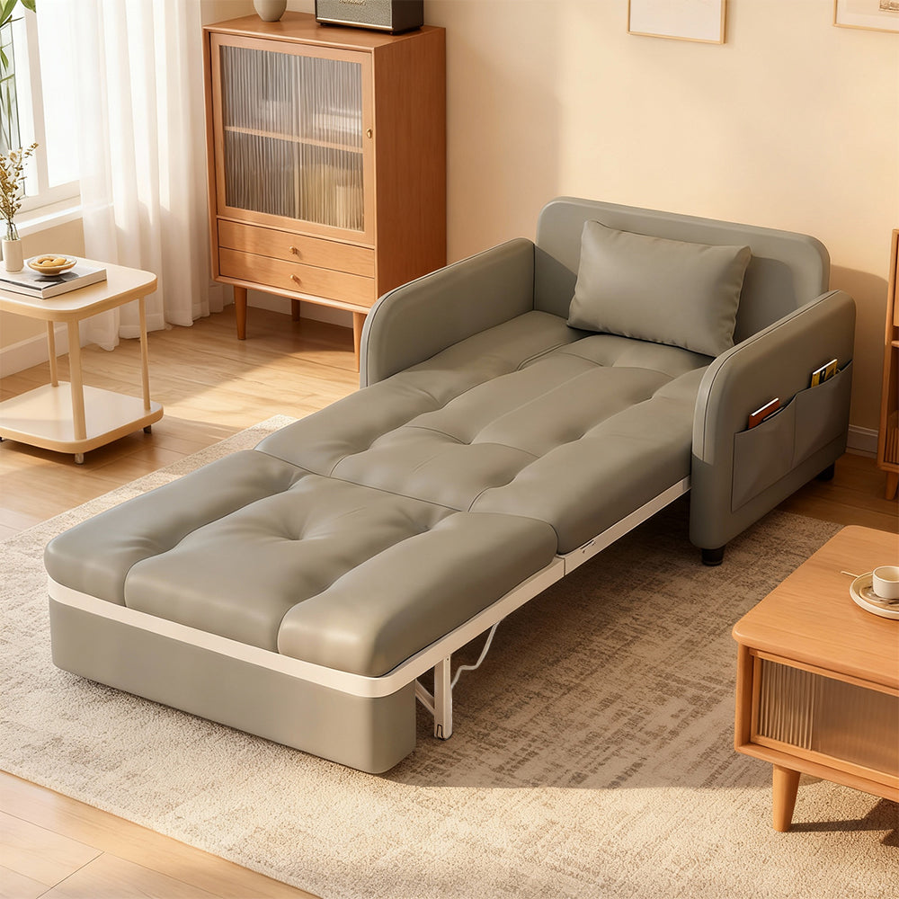 Eeeza Modern Minimalist Sofa Bed With Storage Space