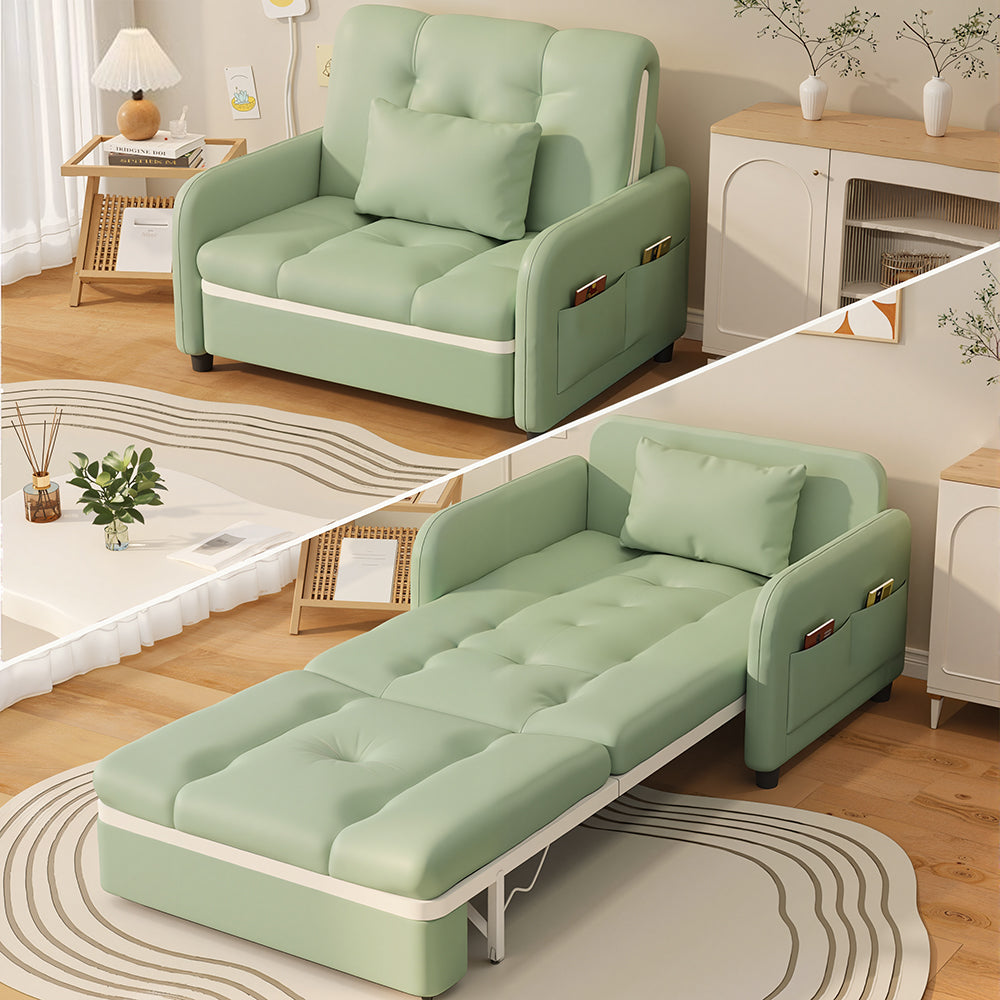 Eeeza Modern Minimalist Sofa Bed With Storage Space