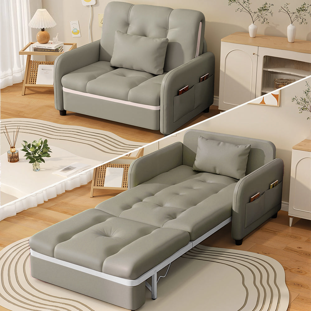 Eeeza Modern Minimalist Sofa Bed With Storage Space