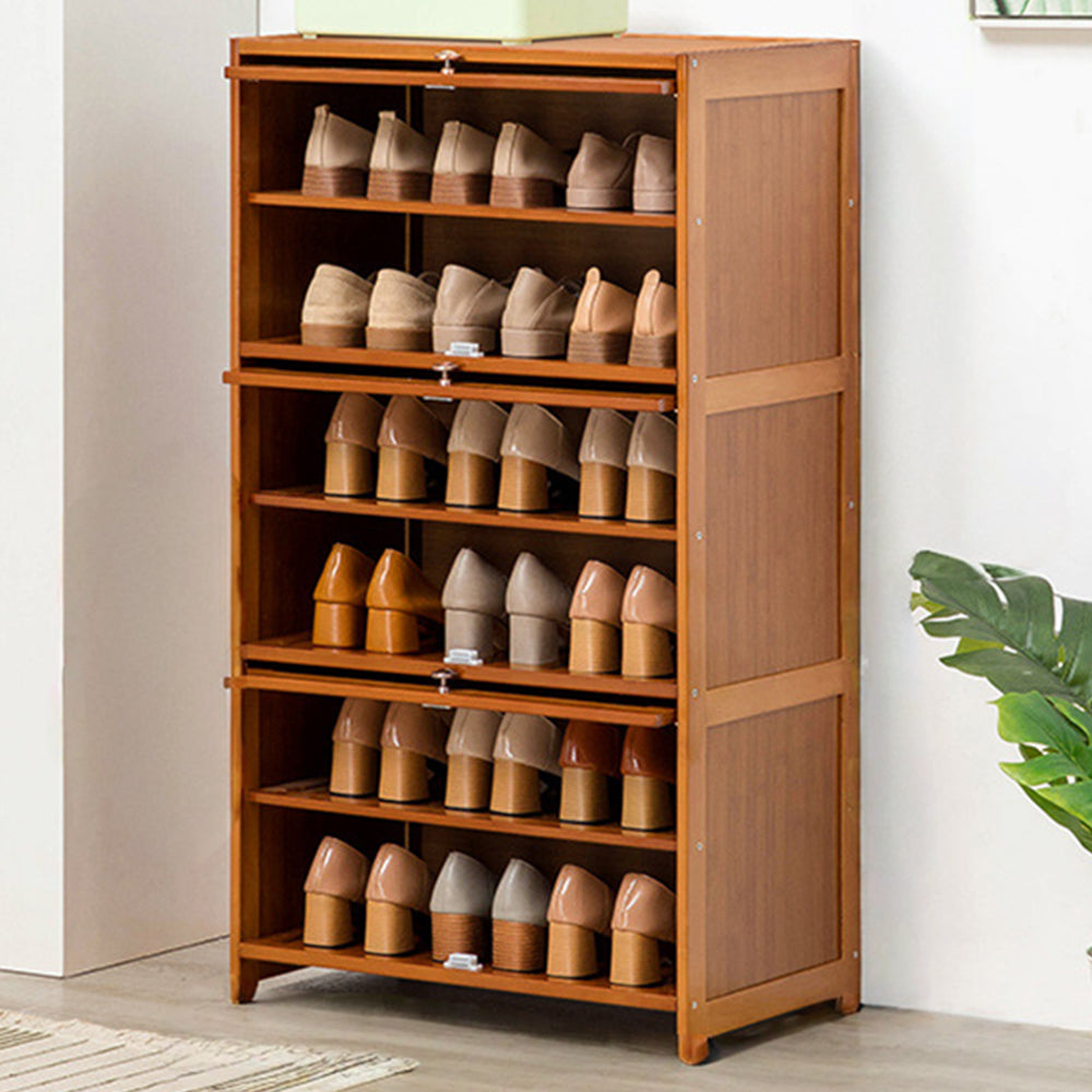 Eeeza Multi-tiered Composite Board Shoe Cabinet