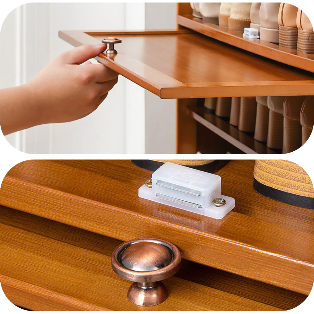 Eeeza Multi-tiered Composite Board Shoe Cabinet
