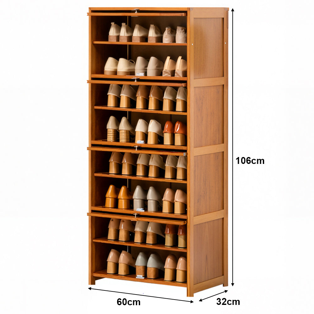 Eeeza Multi-tiered Composite Board Shoe Cabinet