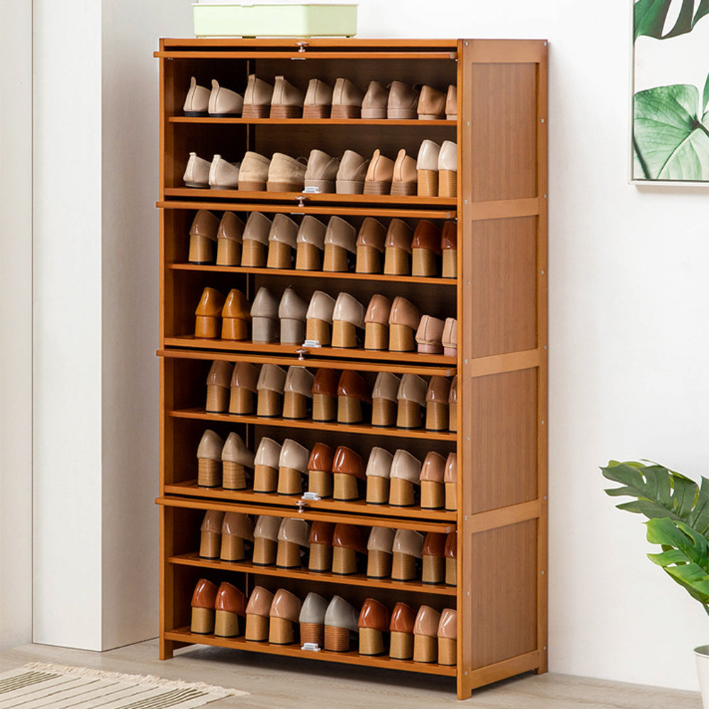 Eeeza Multi-tiered Composite Board Shoe Cabinet