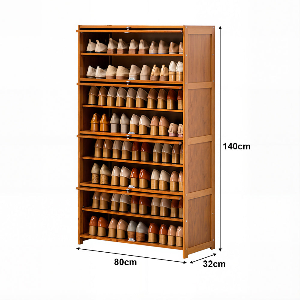 Eeeza Multi-tiered Composite Board Shoe Cabinet