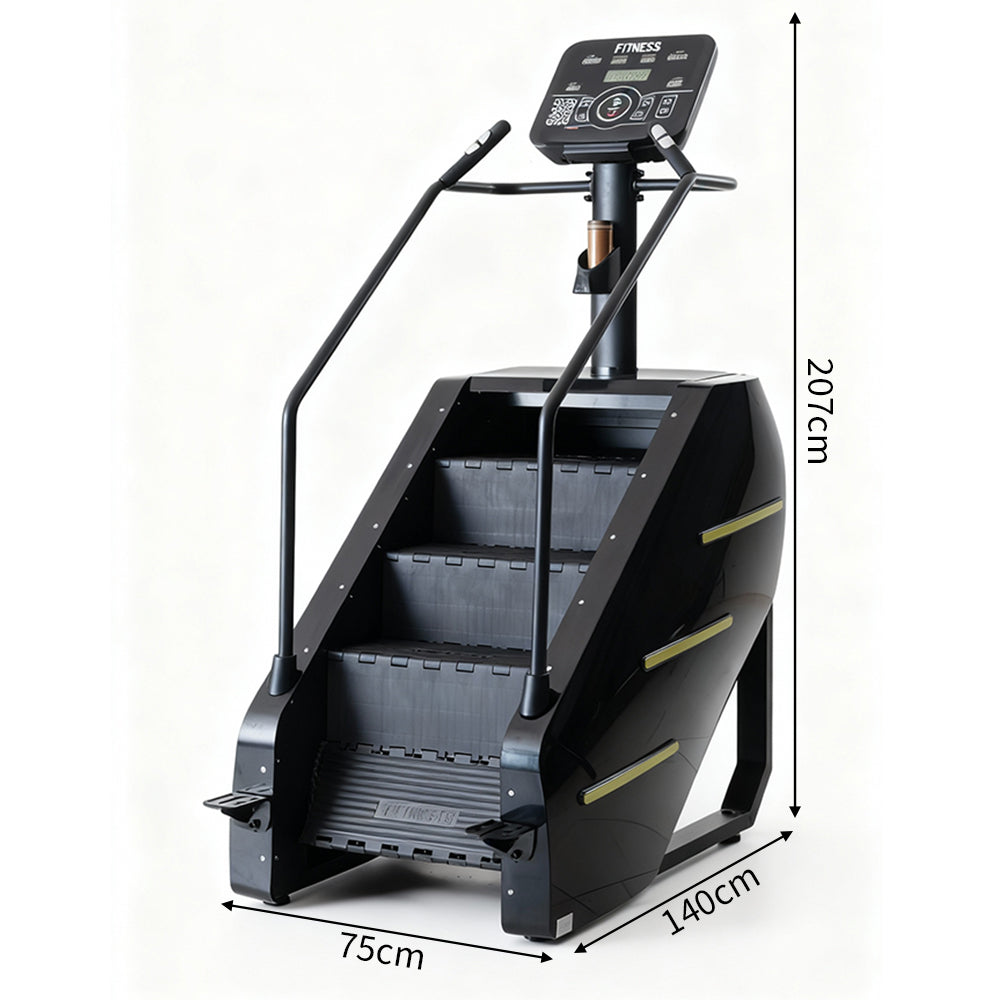 Eeeza Stair Climber Machine – Heavy-Duty Carbon Steel Frame with LED Display & Wide Steps