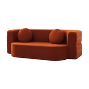 Eeeza Modern Minimalist Sofa Bed, Removable and Washable, Corduroy