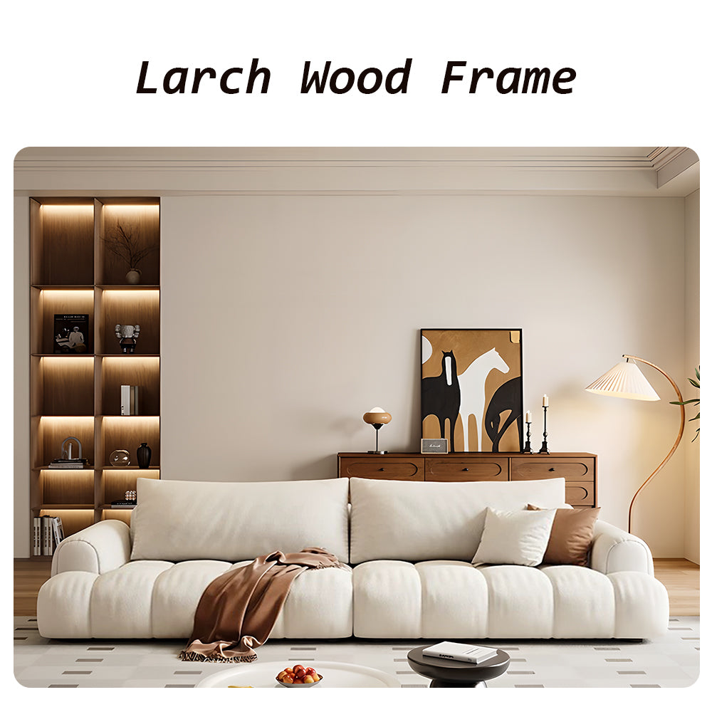Eeeza Fashionable Larch Wood Frame Sofa
