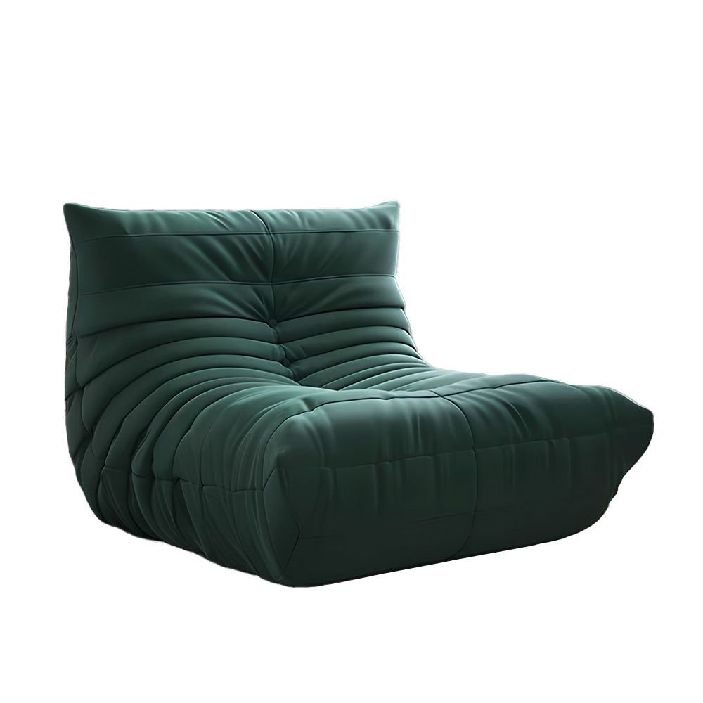 Eeeza Lazy Lounge Chair – Velvet Fold Design, Dual Size Options