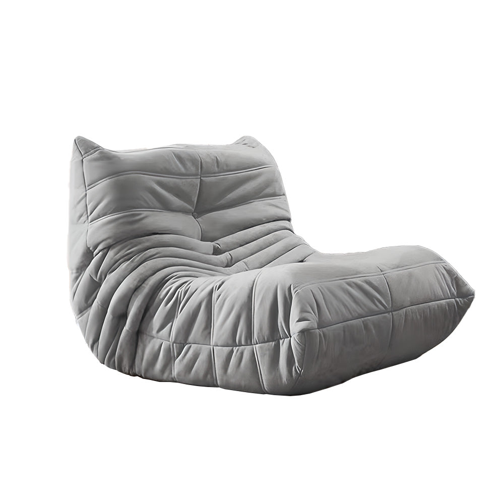 Eeeza Lazy Lounge Chair – Velvet Fold Design, Dual Size Options