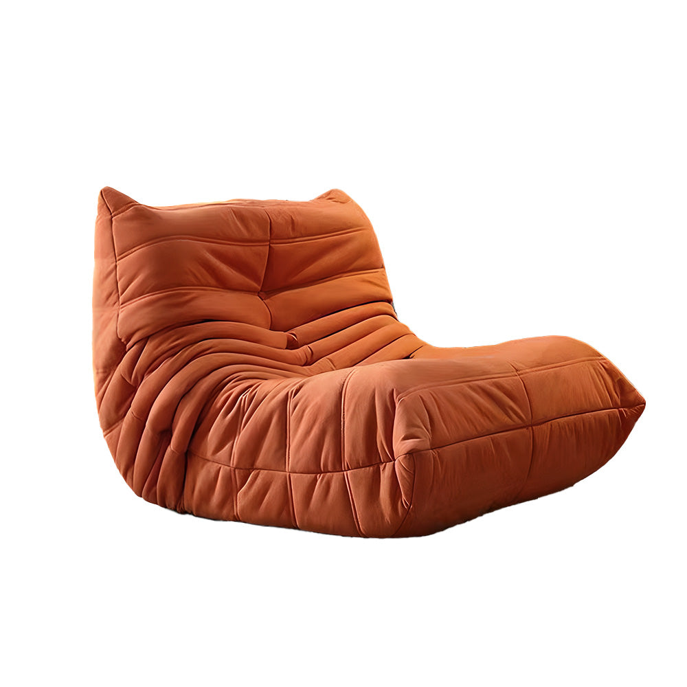 Eeeza Lazy Lounge Chair – Velvet Fold Design, Dual Size Options
