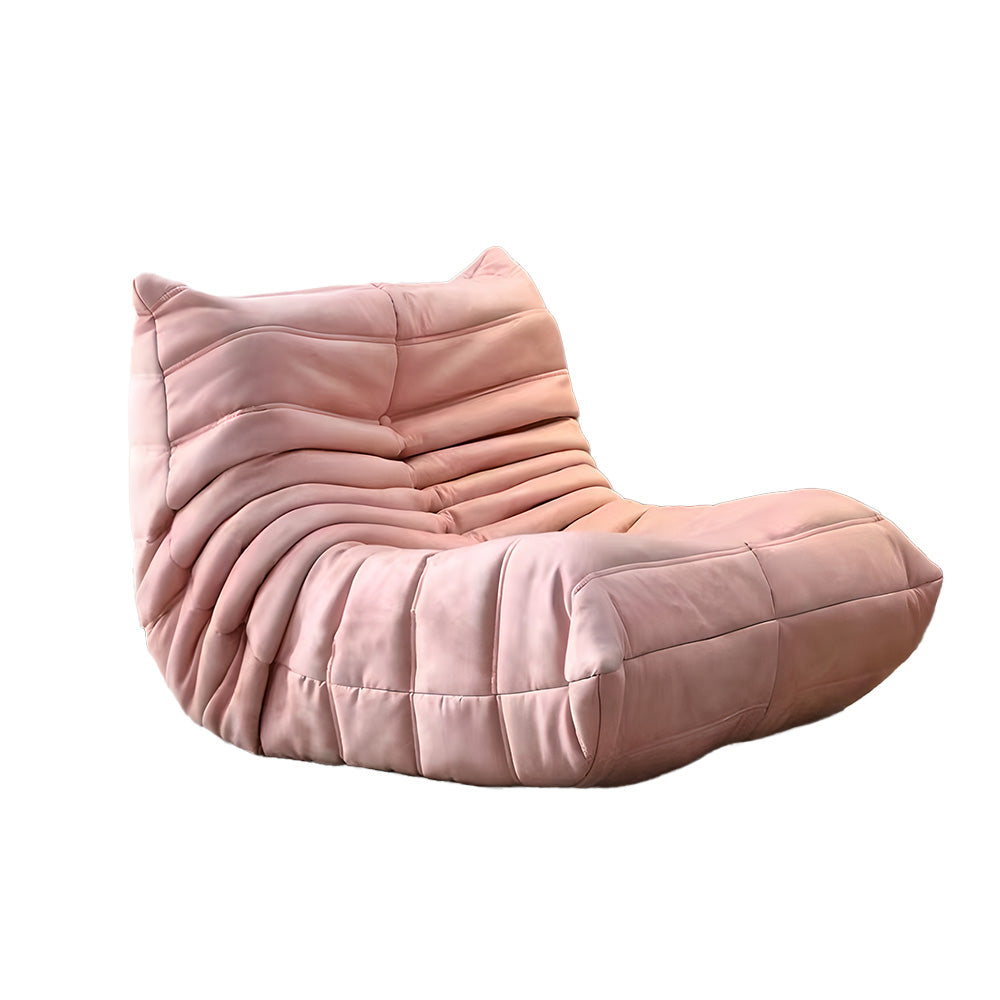 Eeeza Lazy Lounge Chair – Velvet Fold Design, Dual Size Options