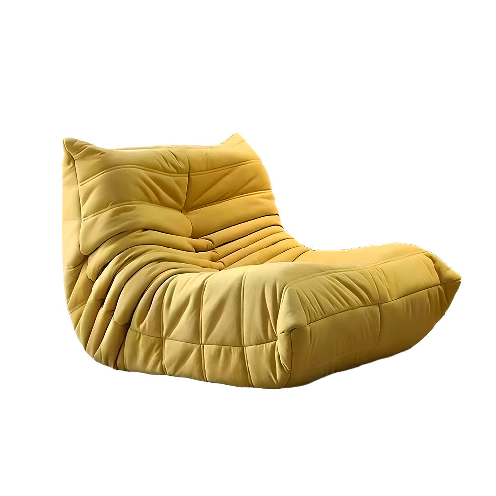 Eeeza Lazy Lounge Chair – Velvet Fold Design, Dual Size Options