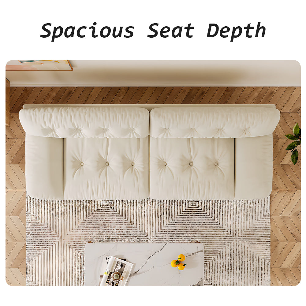 Eeeza Fashionable Larch Wood Sofa