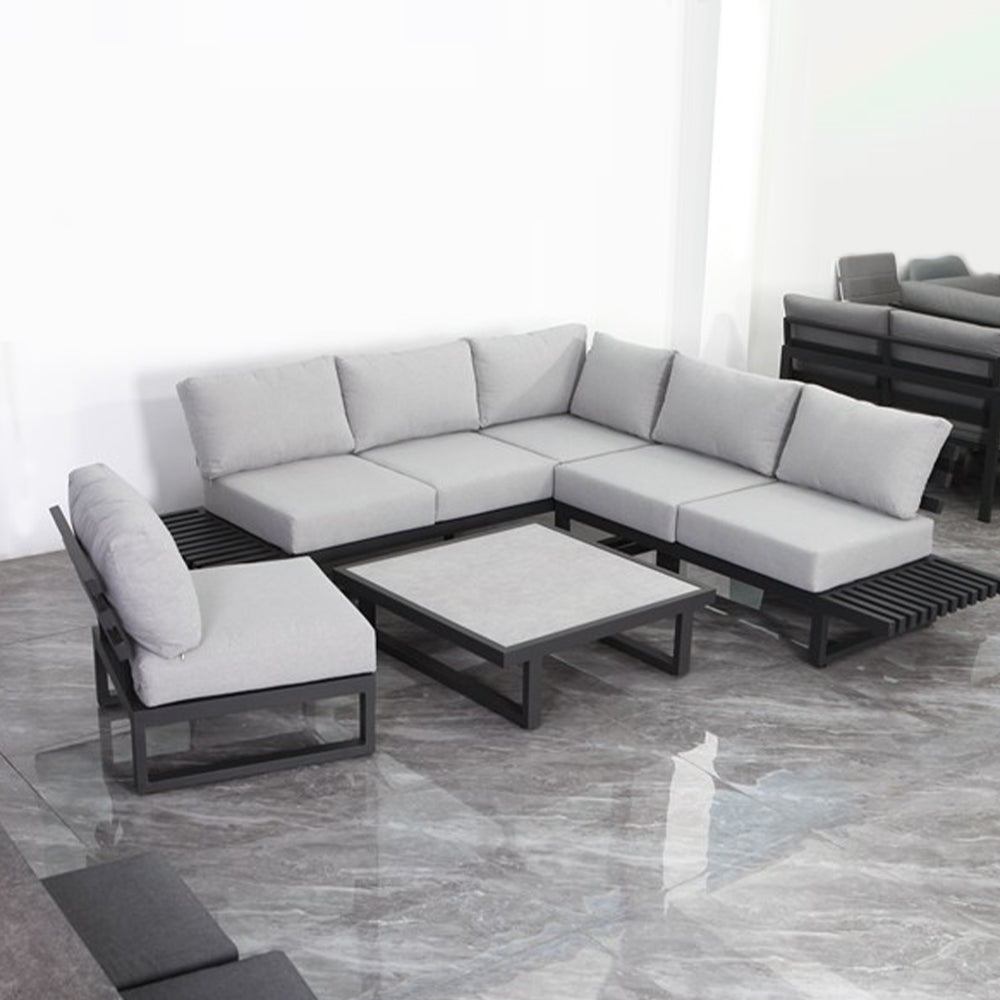 Eeeza Multi-person Sofa With Coffee Table/Single Sofa Set