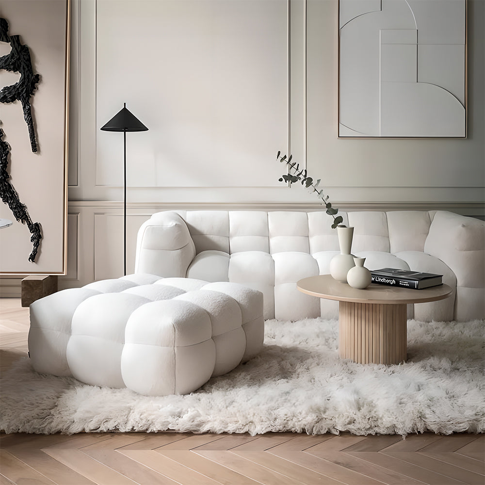 Eeeza Fashionable Lamb Fleece Sofa