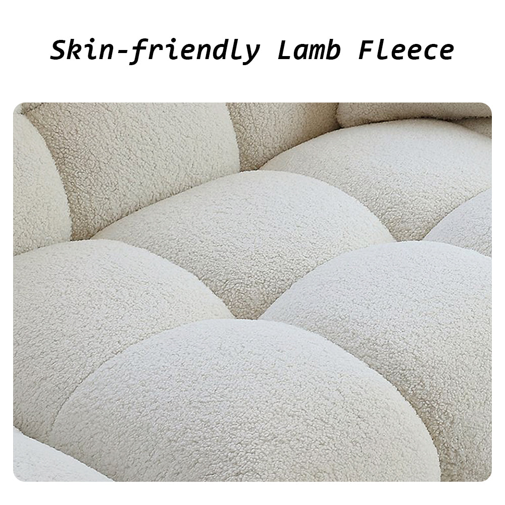Eeeza Fashionable Lamb Fleece Sofa