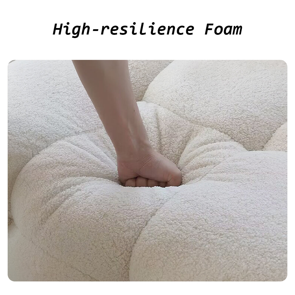 Eeeza Fashionable Lamb Fleece Sofa