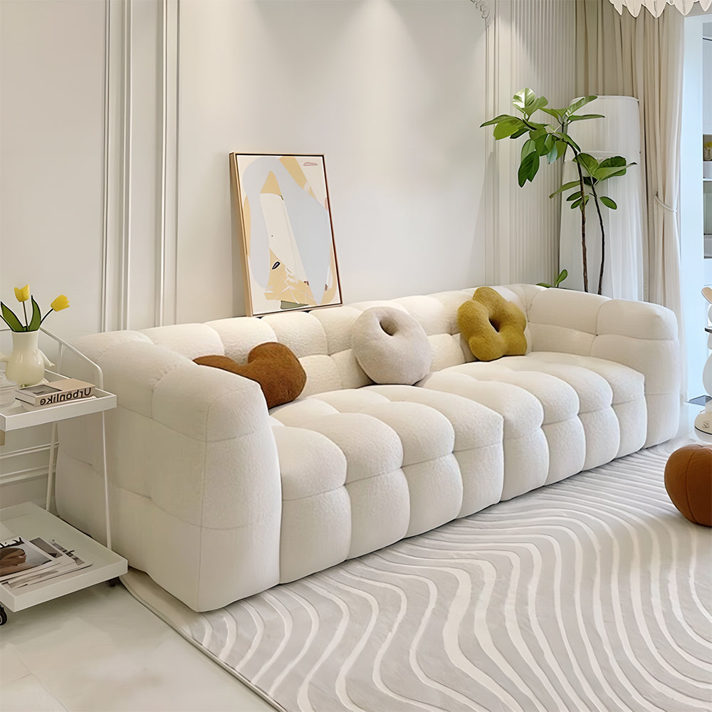 Eeeza Fashionable Lamb Fleece Sofa