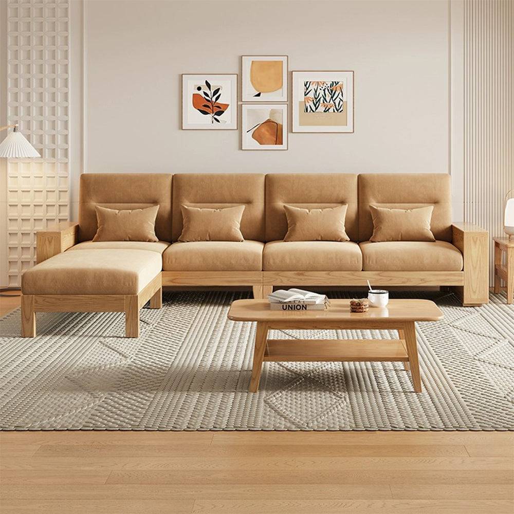 Eeeza Scandinavian Box-Frame Sofa with Storage & Washable Covers