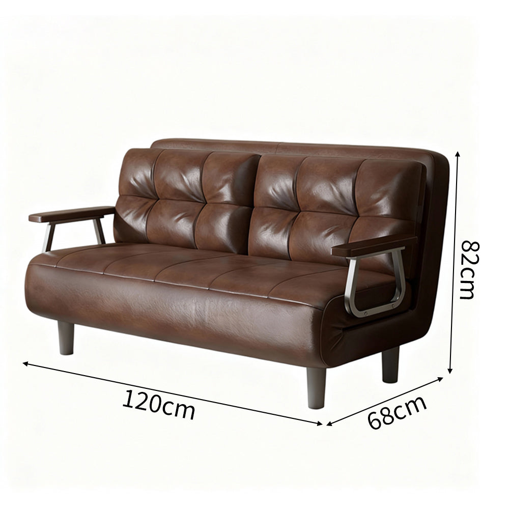 Eeeza Upholstered Leather Sofa with Fashionable Design