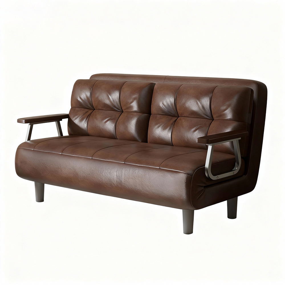Eeeza Upholstered Leather Sofa with Fashionable Design