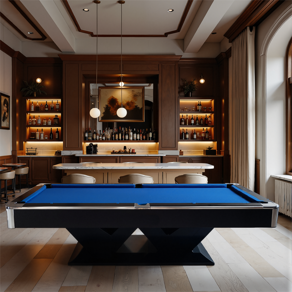 Eeeza Wood Veneer Plywood Pool Table