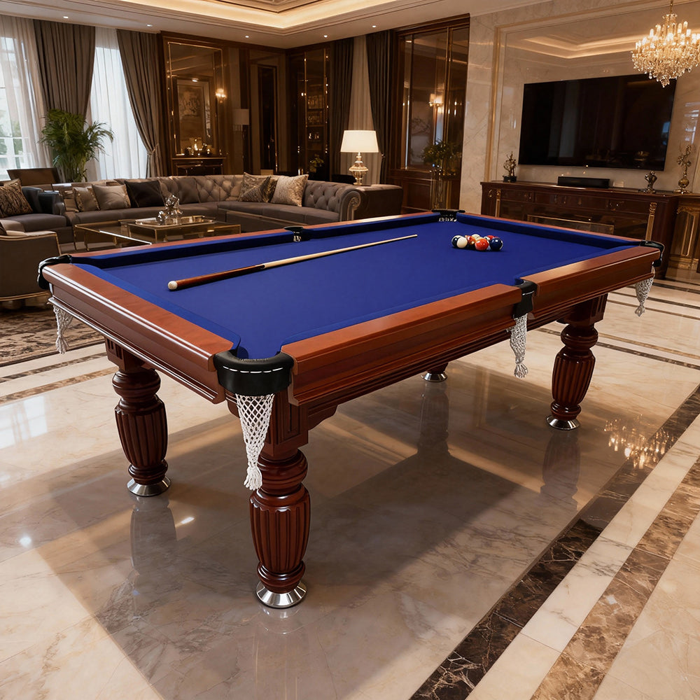 Eeeza Slate Pool Table – 7ft Size with 20mm 3PC Slate Bed with Full Accessories Set