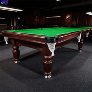 Eeeza 8FT Walnut Slate Pool Table – Classic Look with Full Accessories for Home or Lounge
