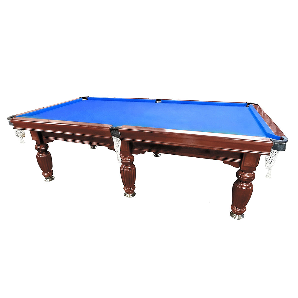 Eeeza 9FT Slate Billiard Pool Table with Full Accessories – Walnut Color Frame