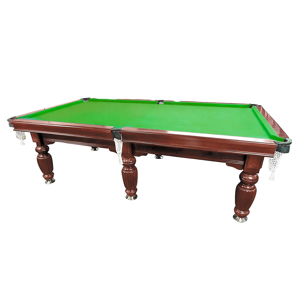 Eeeza 9FT Slate Billiard Pool Table with Full Accessories – Walnut Color Frame