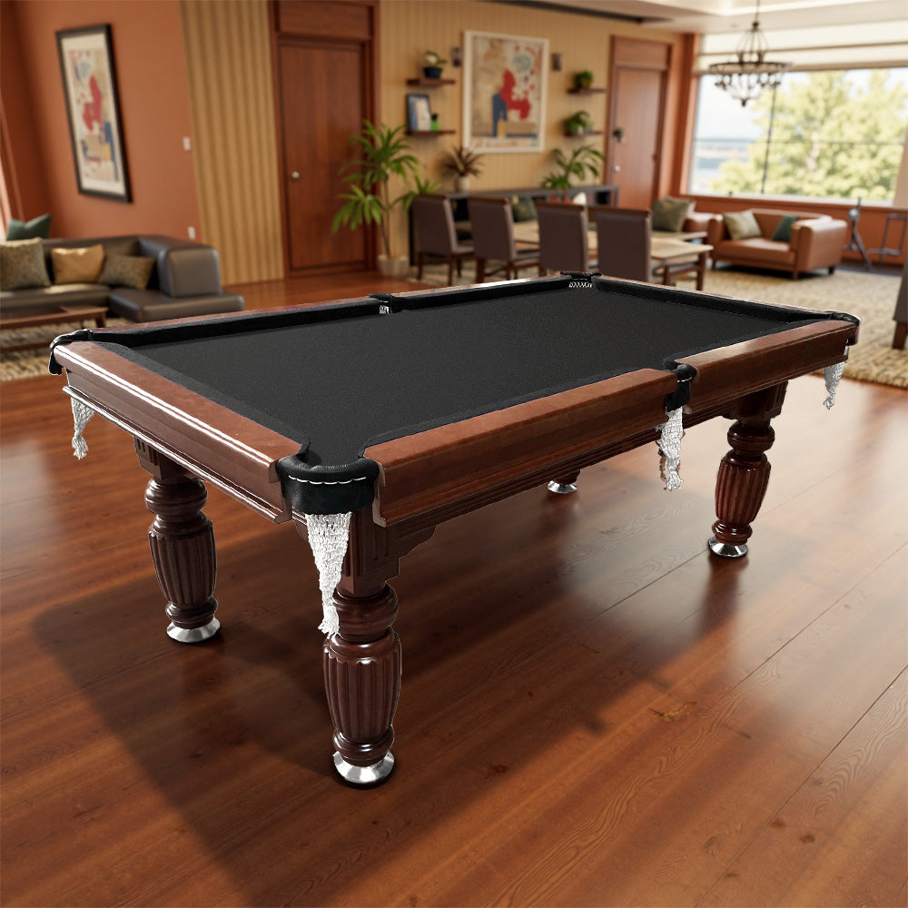 Eeeza Slate Pool Table – 7ft Size with 20mm 3PC Slate Bed with Full Accessories Set