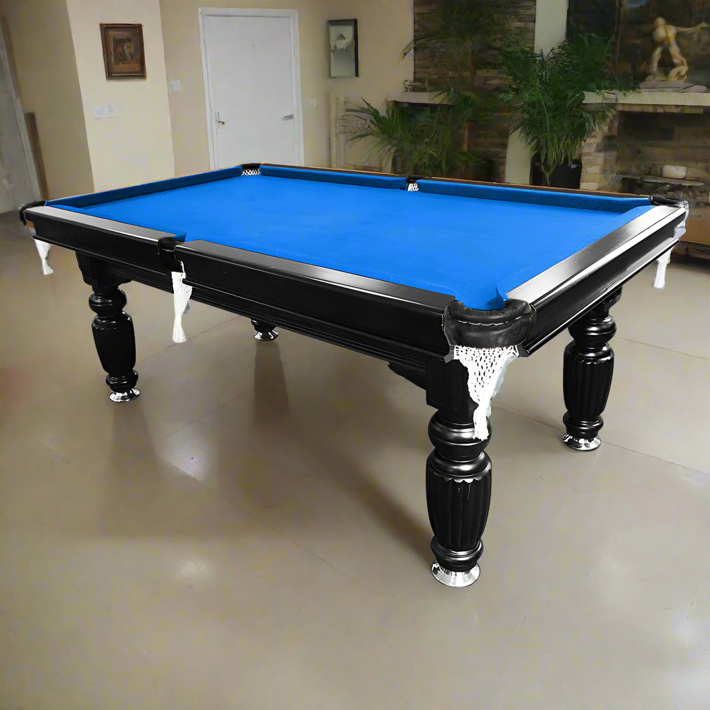 Eeeza 8FT Black Slate Pool Table – Modern Elegance with Full Accessories Set