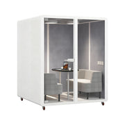 Eeeza Portable Soundproof Booth With Integrated Lighting And Ventilation System