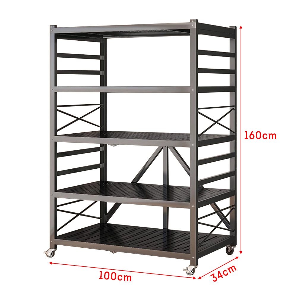 Eeeza 80cm/100cm Folding Storage Rack