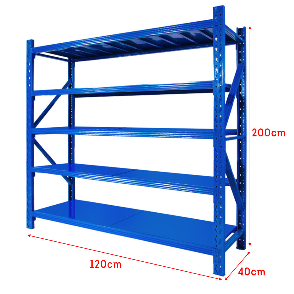 Eeeza 4-tier/5-tier High-quality Cold-rolled Steel Storage Rack