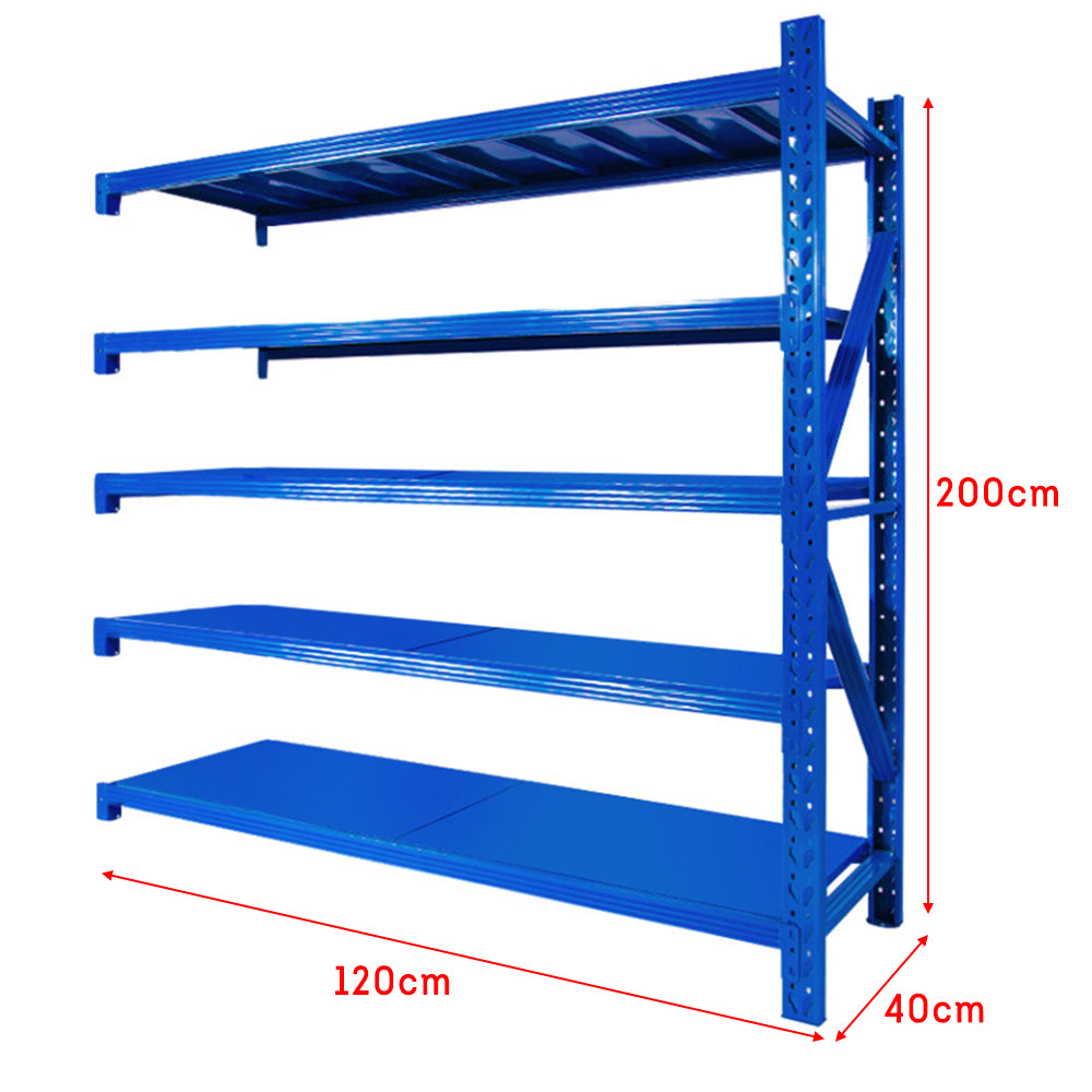 Eeeza 4-tier/5-tier High-quality Cold-rolled Steel Storage Rack