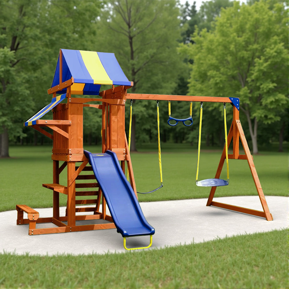 Eeeza All-In-One Outdoor Children's Play Equipment