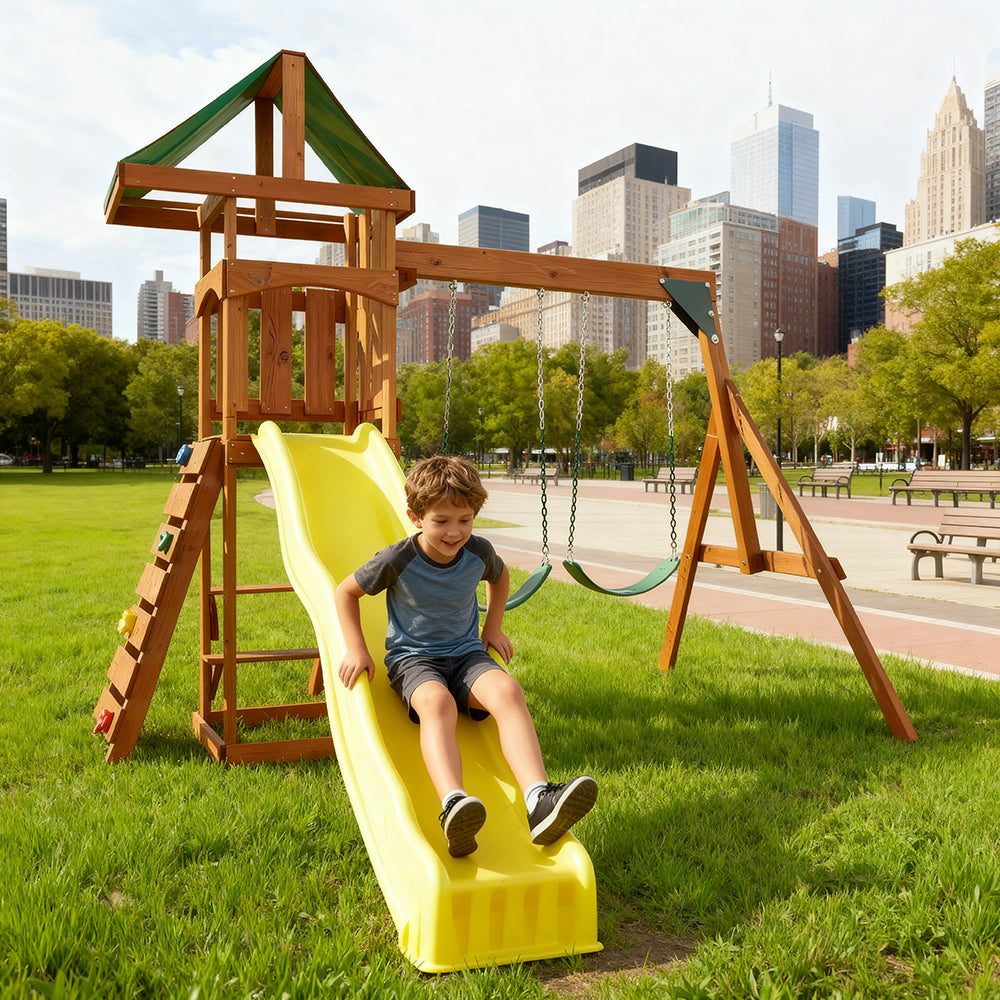 Eeeza All-In-One Outdoor Children's Play Equipment